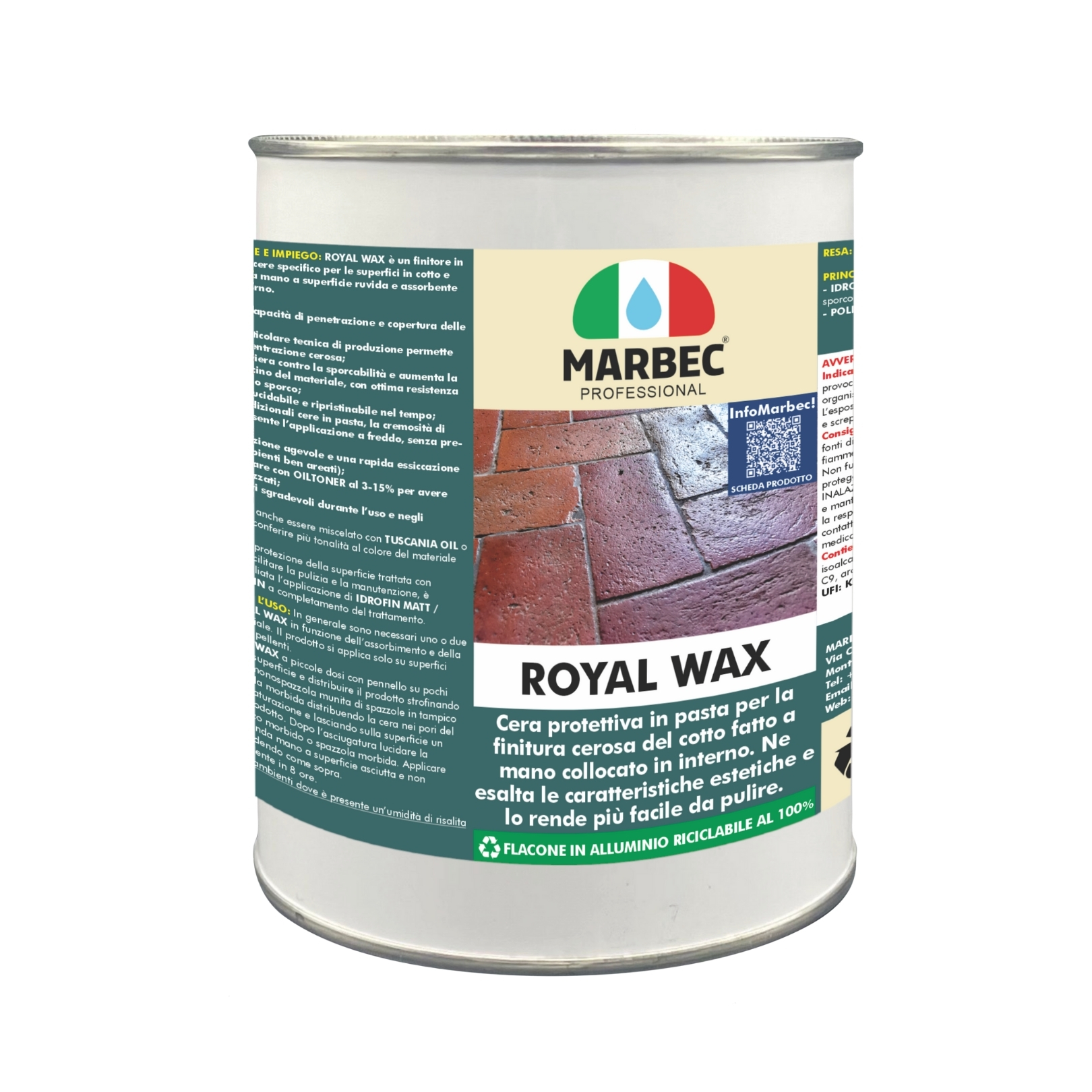 ROYAL WAX - Cera in Pasta per cotti Fatti a Mano posati all'Interno