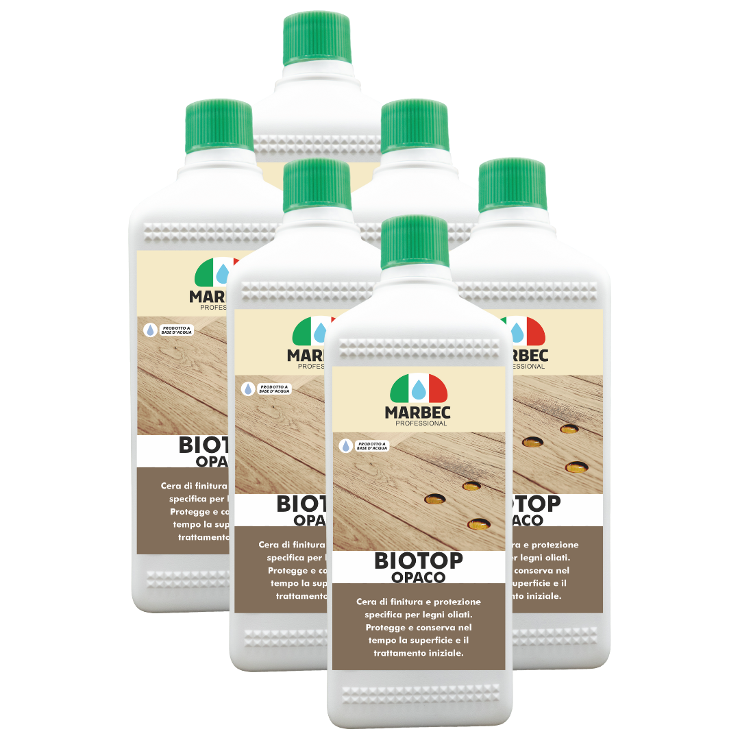 BIOTOP OPACO - Finitore opaco anti-sporco, anti-usura per legno