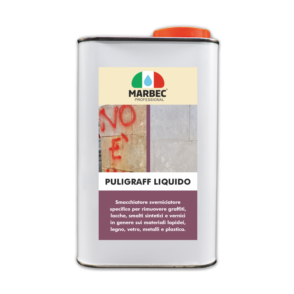PULIGRAFF LIQUIDO - Smacchiatore graffiti da facciate e rivestimenti
