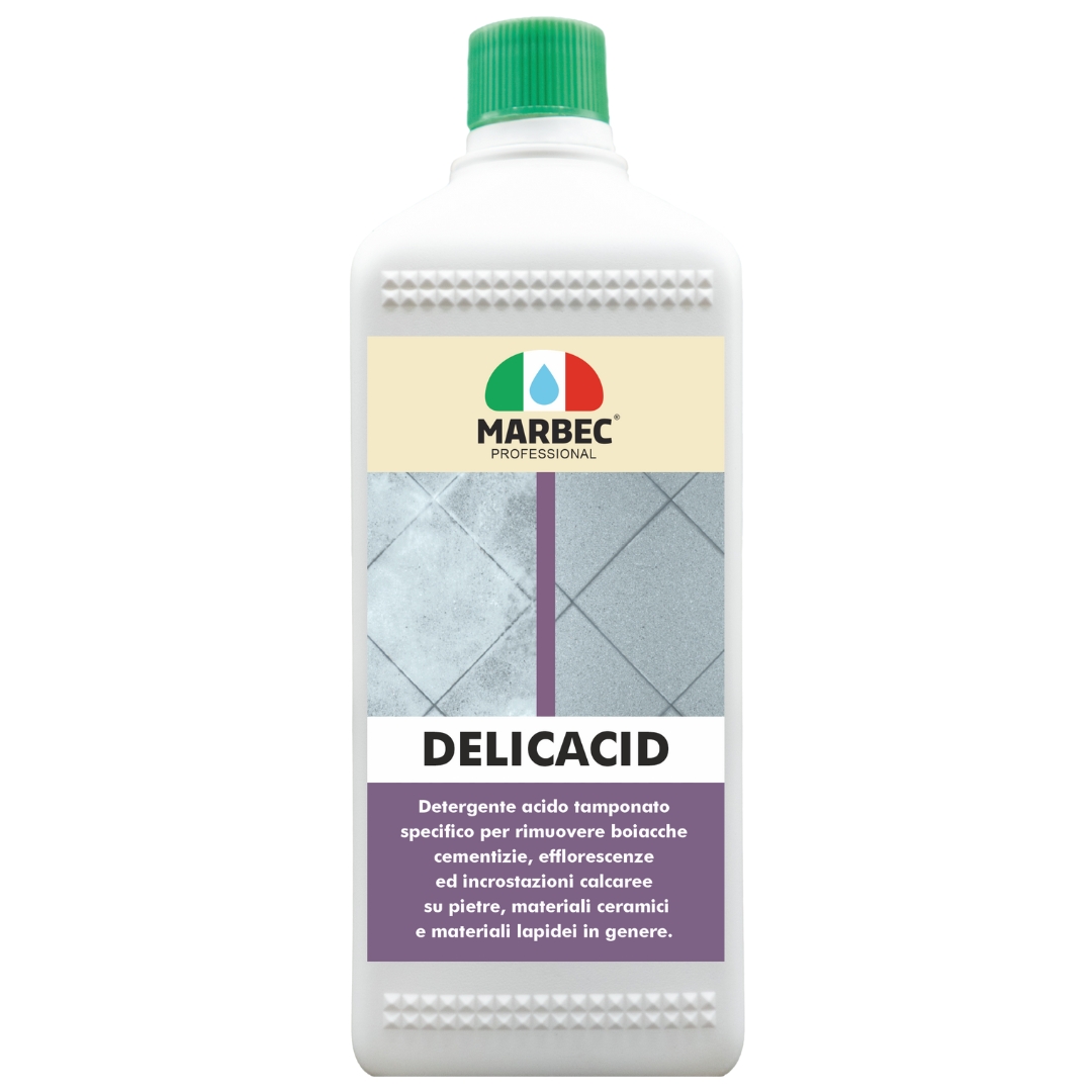 DELICACID - Acido tamponato per pietre e materiali lapidei