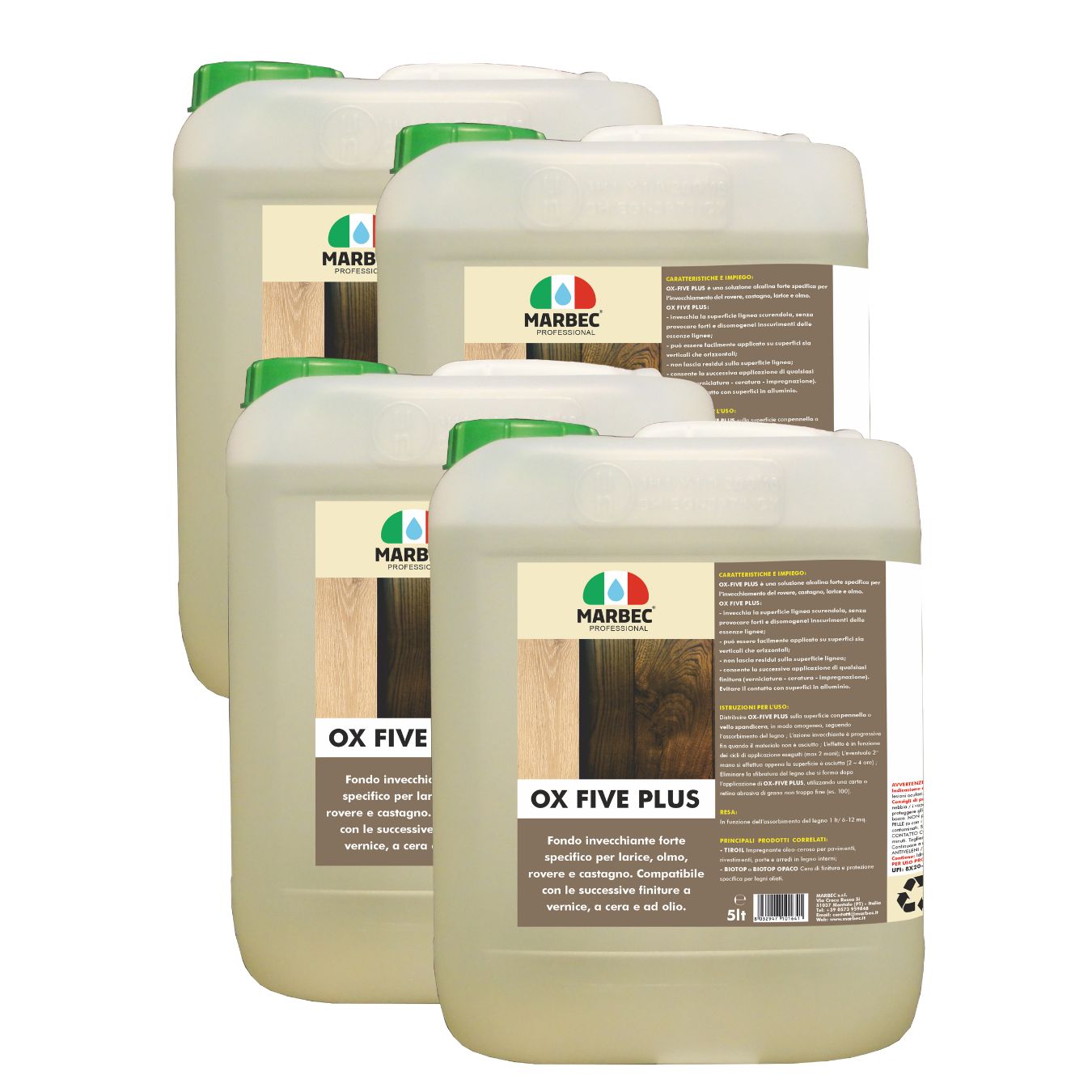 OX FIVE PLUS - Invecchiante forte per legno