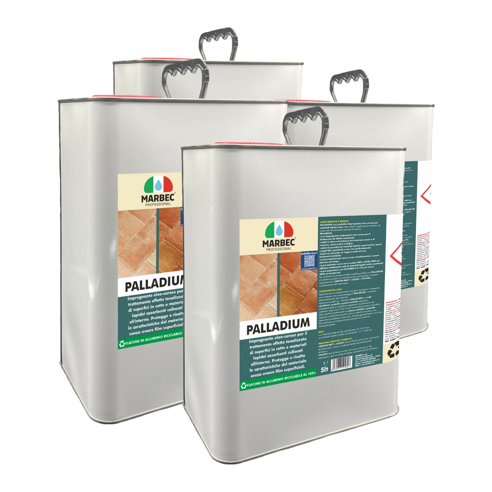 PALLADIUM - Cera tonallizzante idrorepellente per cotto e pietra