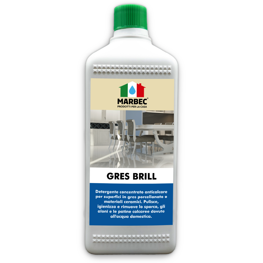 GRES BRILL - Detergente per gres porcellanato.