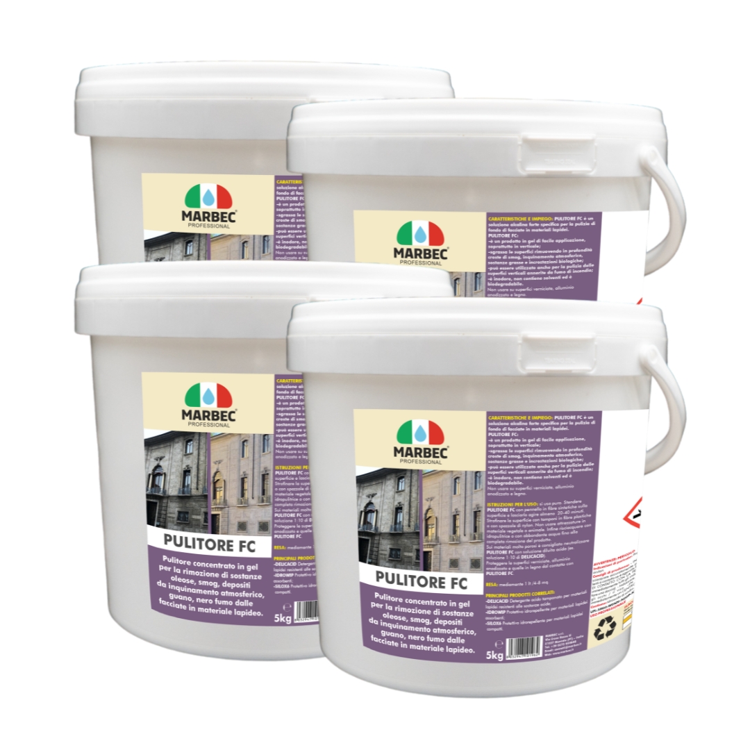 PULITORE FC - Pulitore in gel rimozione smog dalle facciate