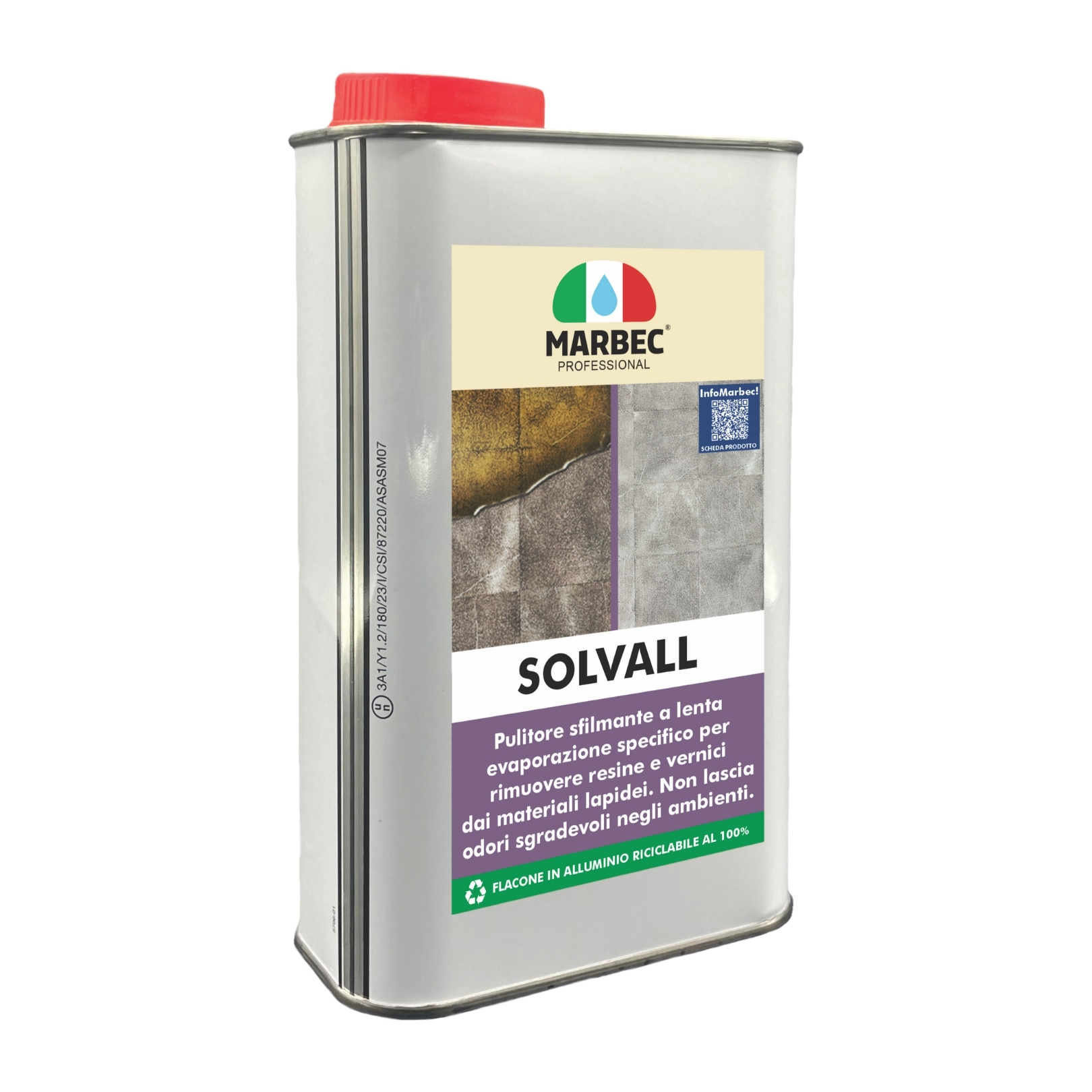 Solvente sverniciatore rimozione resine e vernici da materiali lapidei - SOLVALL