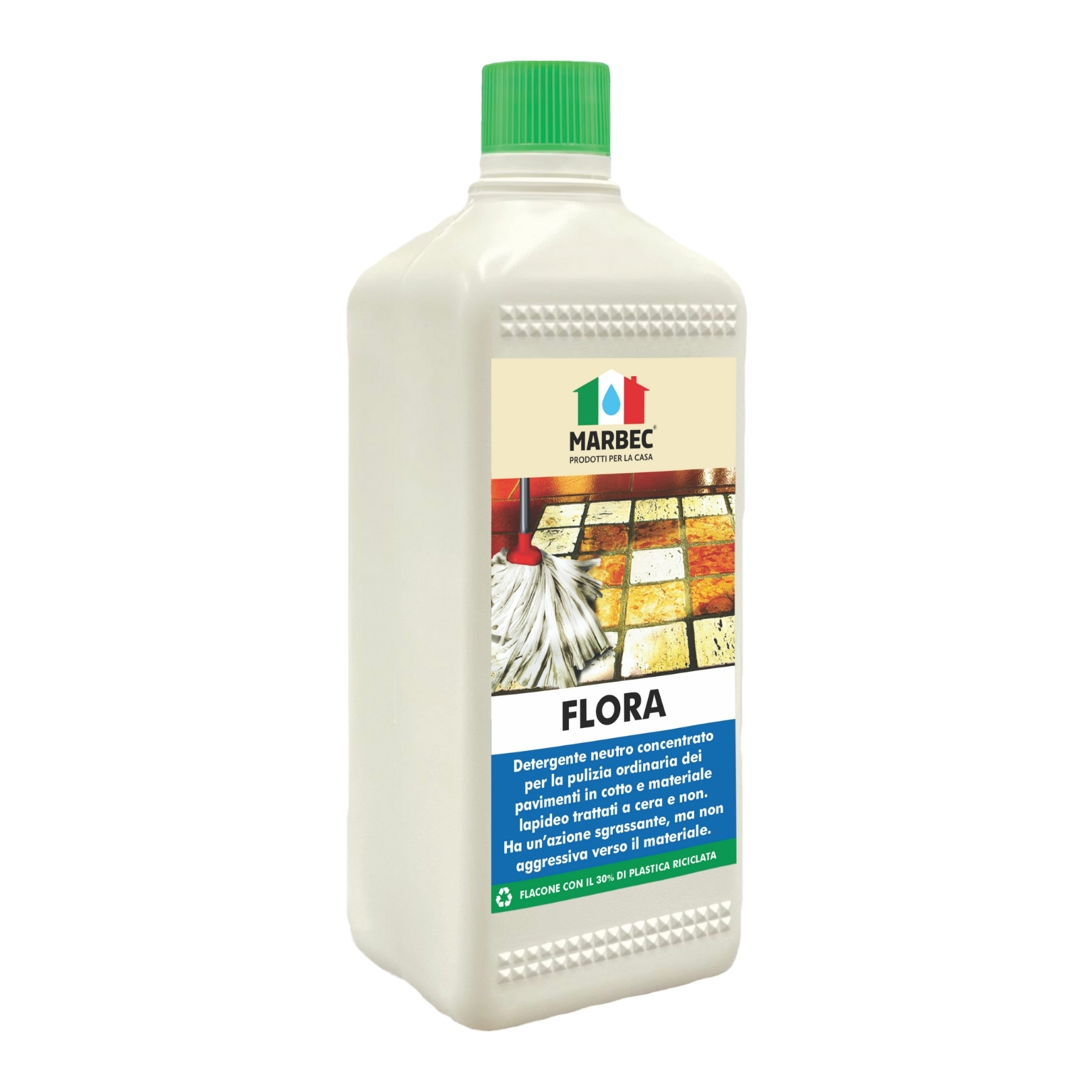Detersivo pavimento specifico per a pulizia cotto, pietra, cemento, marmo FLORA