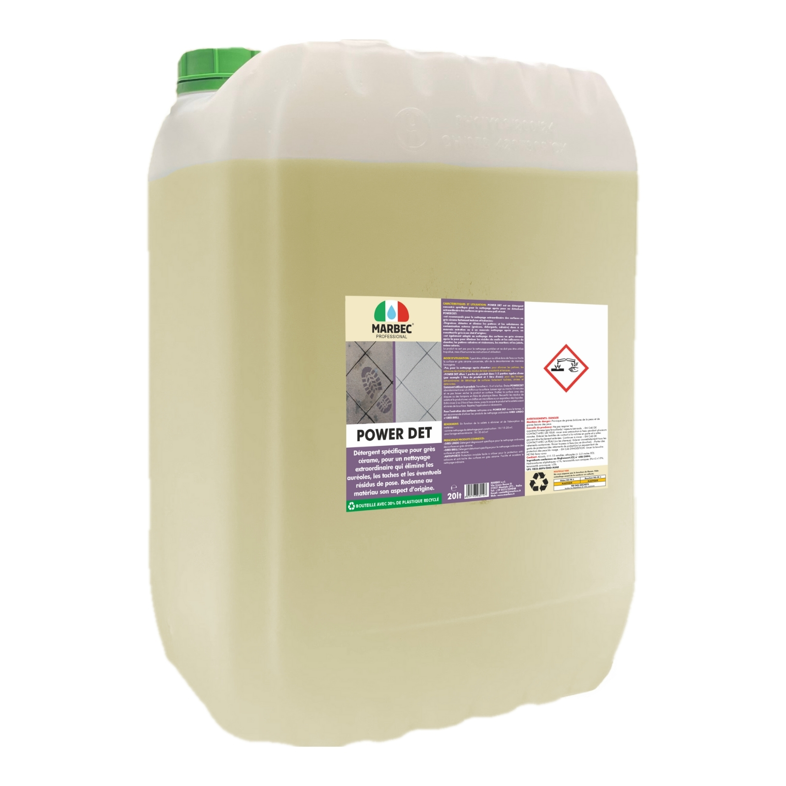 Detergente pavimenti gres porcellanato pulizia straordinaria da aloni POWER DET