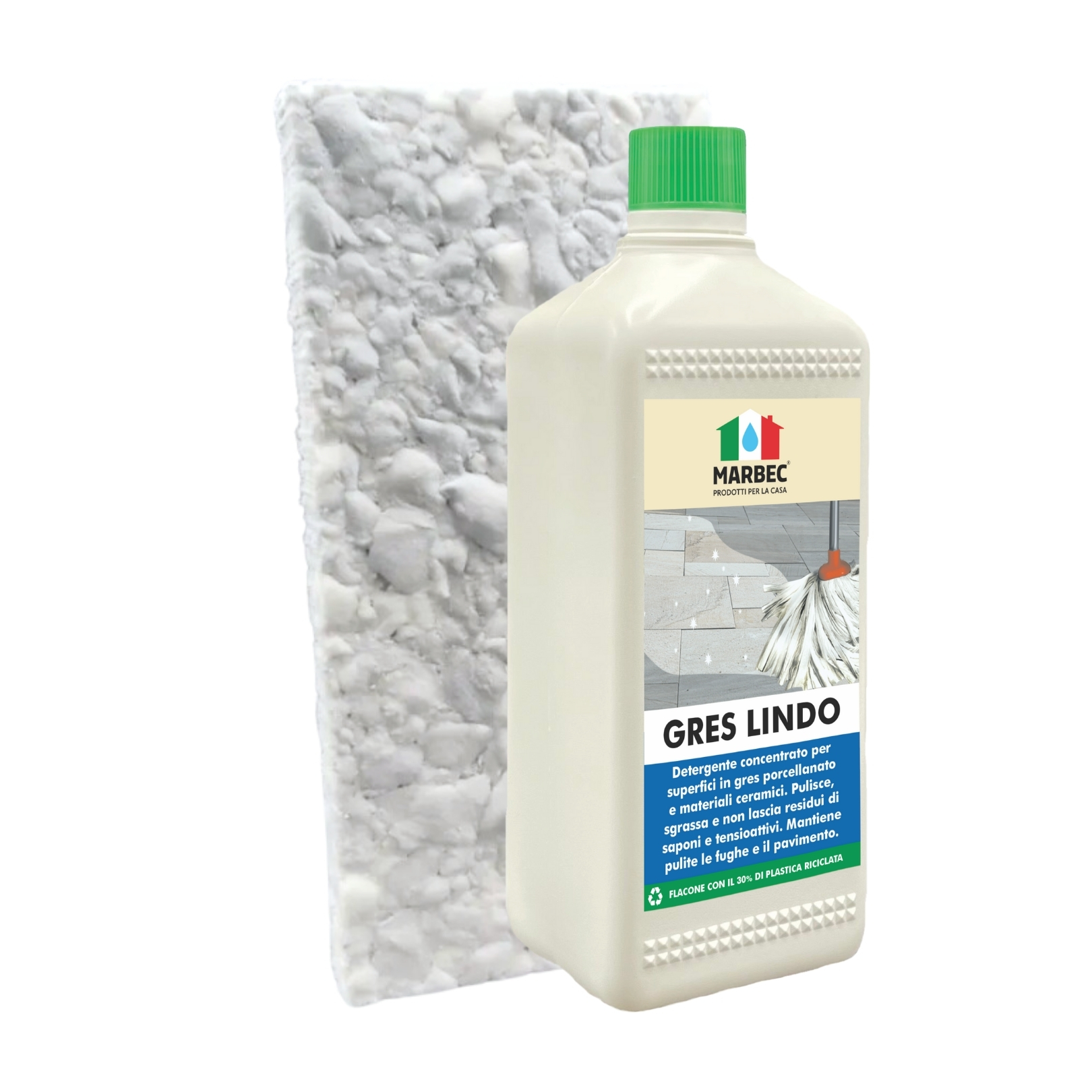 Detergente pavimenti in gres porcellanato opaco per pulizia ordinaria GRES LINDO
