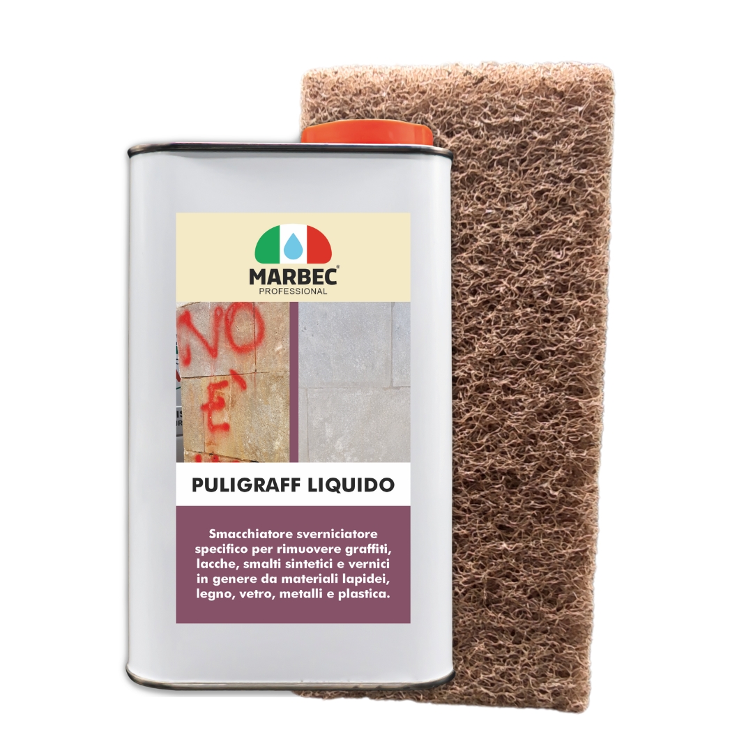 PULIGRAFF LIQUIDO - Smacchiatore graffiti da facciate e rivestimenti