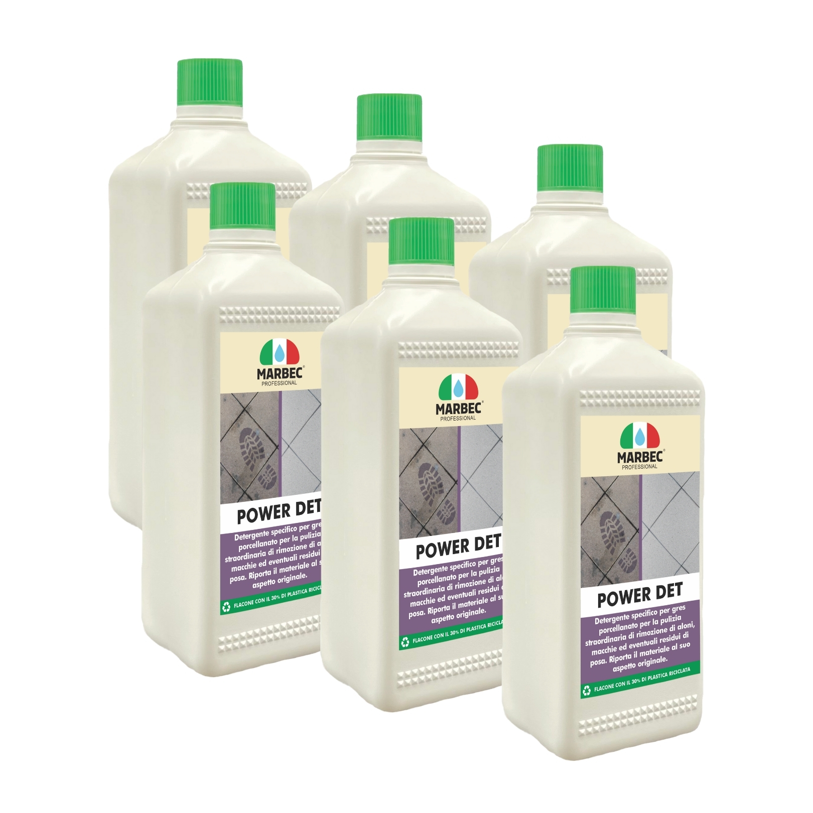 Detergente pavimenti gres porcellanato pulizia straordinaria da aloni POWER DET