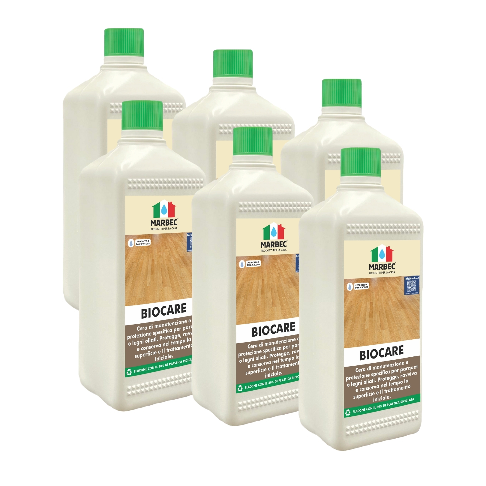 Cera Protettiva nutritiva per Pavimenti arredi serramenti Legno oliato BIOCARE